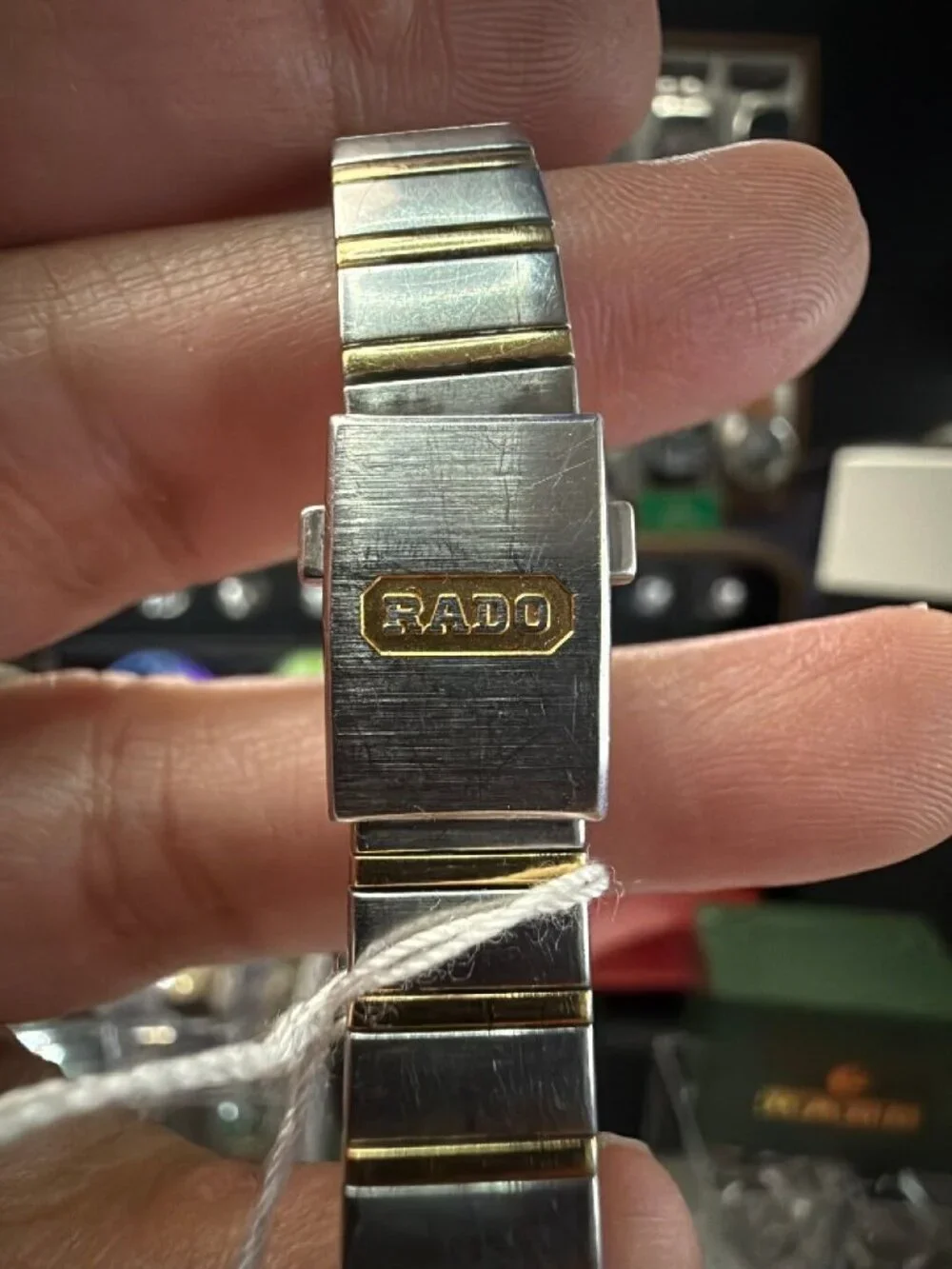 Rado DiaStar Anatom 19mm Ladies Diamond Dial Swiss Quartz Watch w/ Box